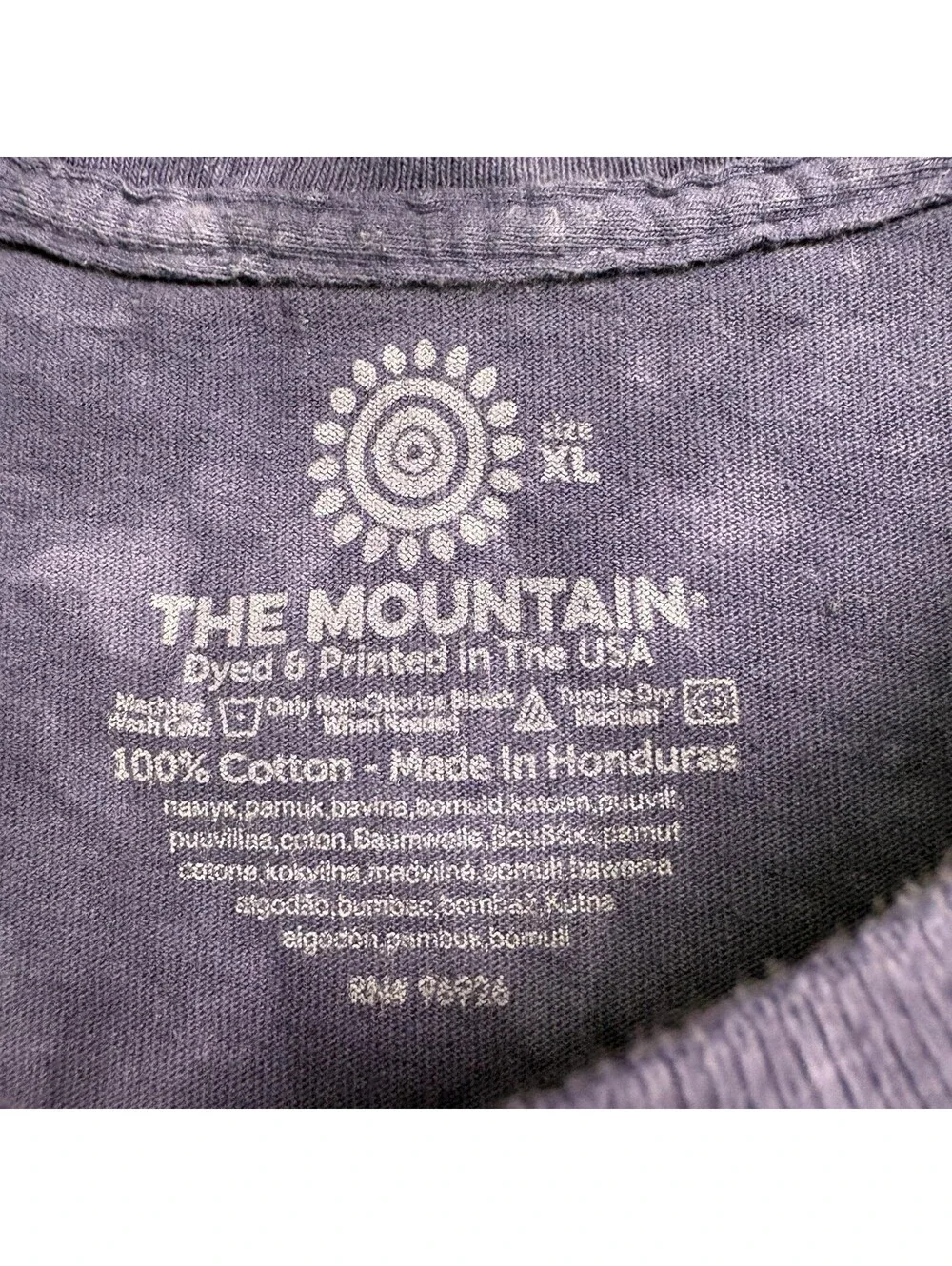 The Mountain Find 10 Wolves Nature T Shirt Size XL Tie Dye Northern Lights